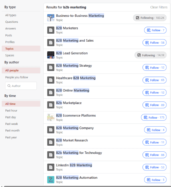 quora b2b lead generation and other b2b marketing topics