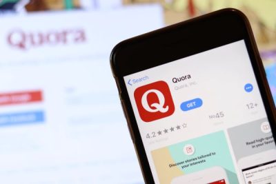 quora website and mobile view